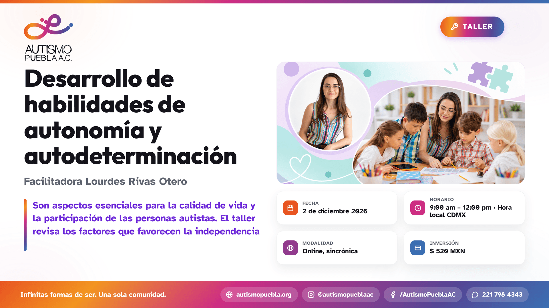 Desarrollo de habilidades de autonomía y autodeterminación