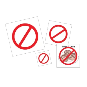 Universal No Symbols/símbolos de NO